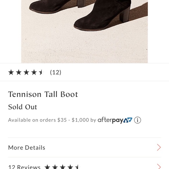 NIB Free People Tennison Tall Boots - Picture 3 of 5